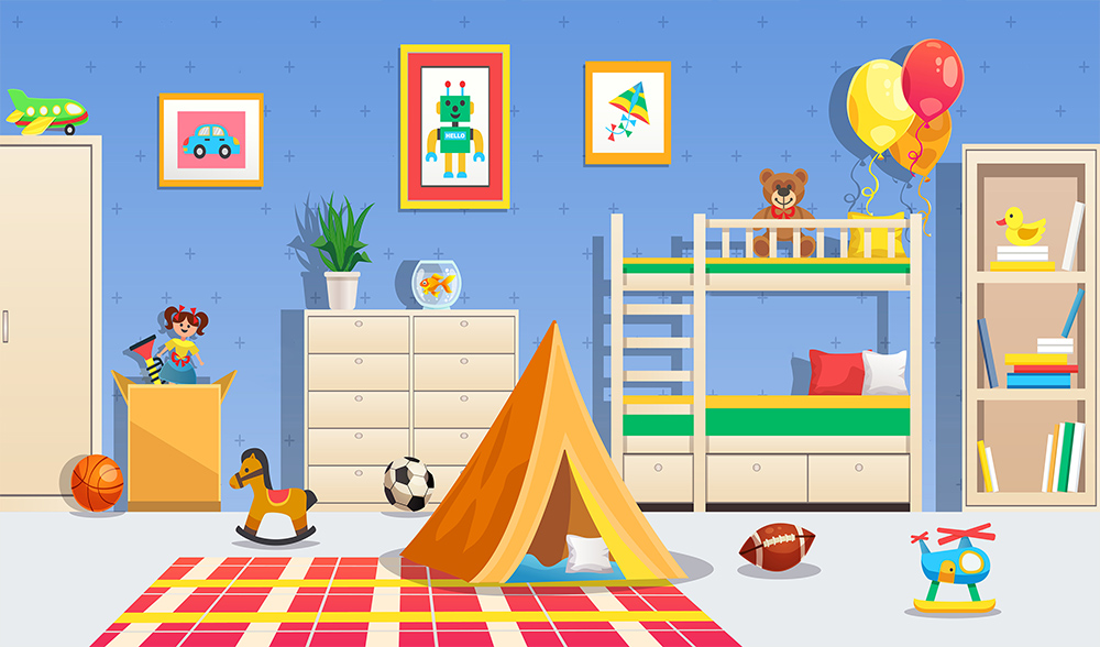 خلاقیت والدین برای اتاق کودک
